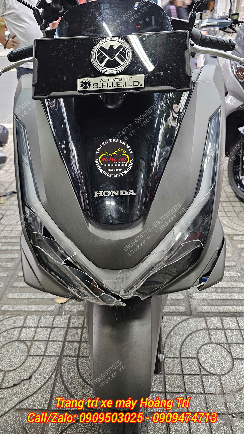 Cụm đèn pha PCX 160 2025 chính hãng Honda