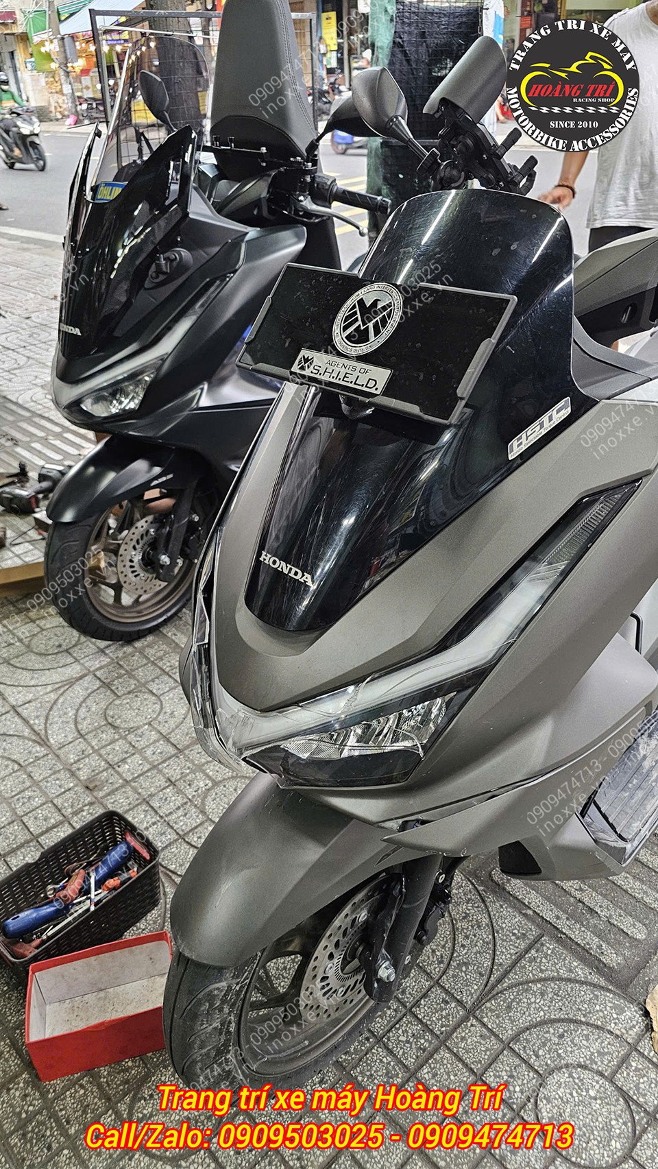 Cụm đèn pha PCX 160 2025 chính hãng Honda