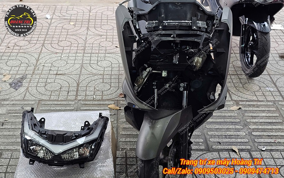 Cụm đèn pha PCX 160 2025 chính hãng Honda