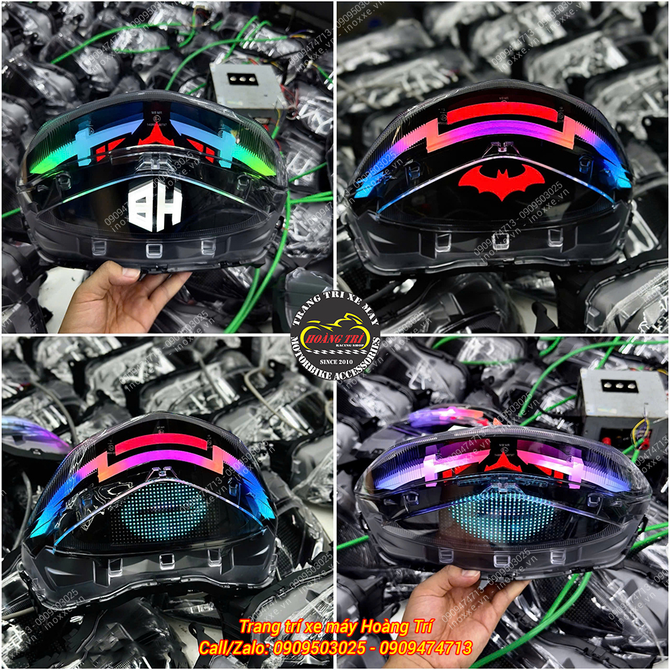 Trọn bộ đèn bi cầu, đèn Led Audi trước sau đúc khuôn cho xe SH VN 125/150/160/350