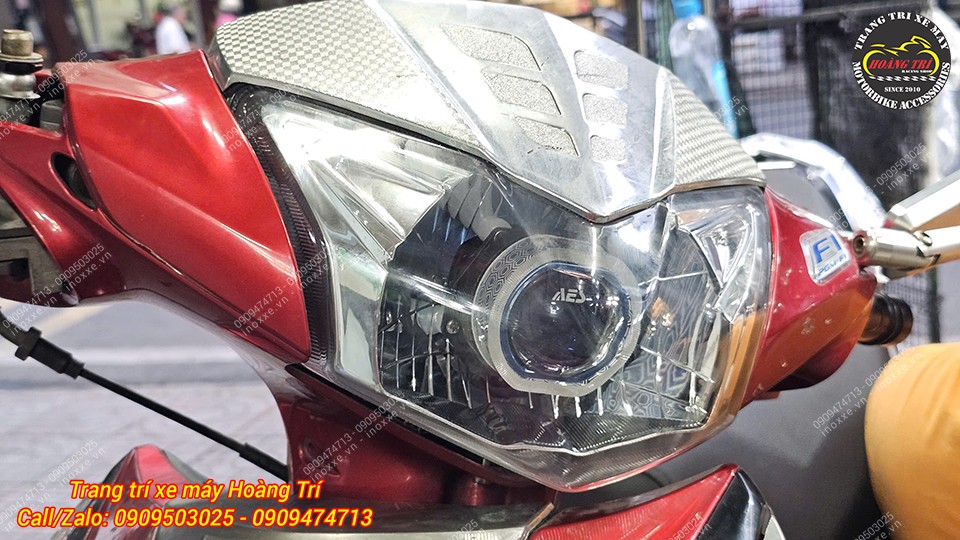 Độ đèn bi cầu cho xe Future