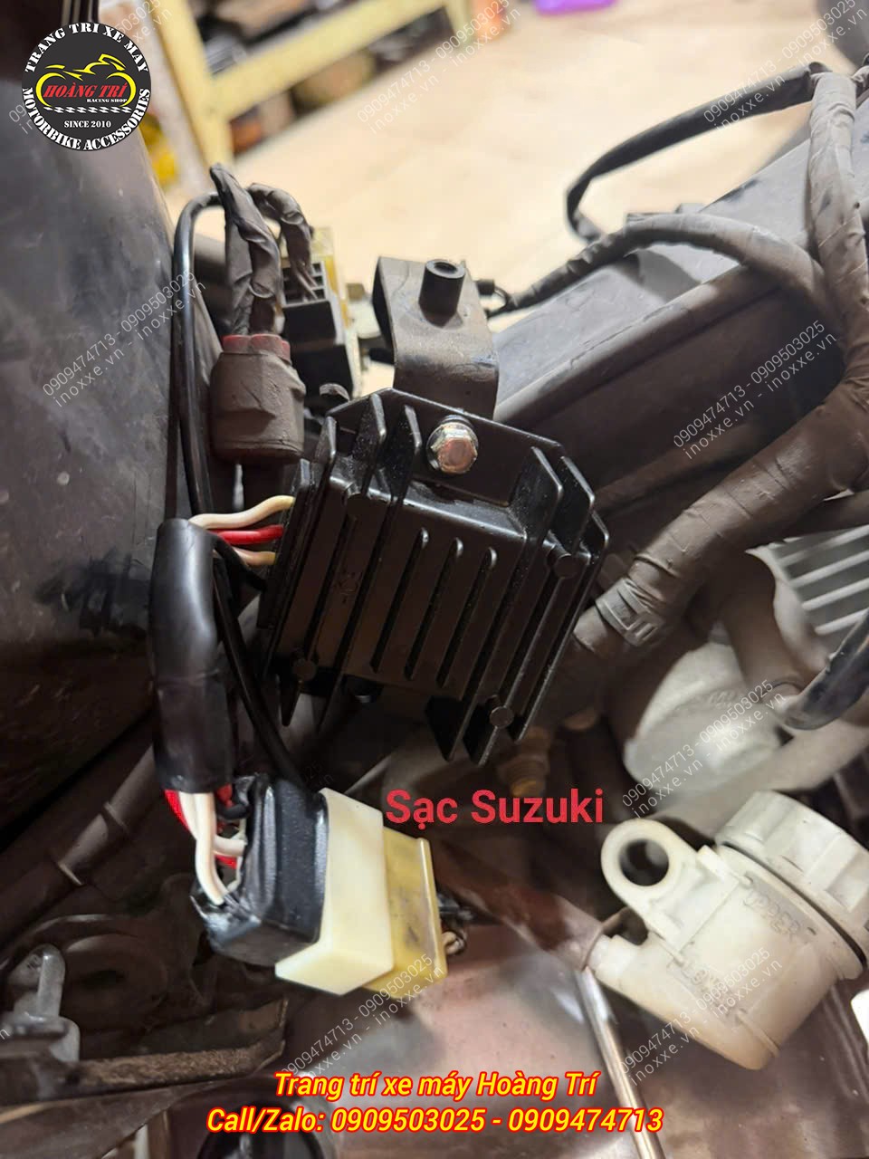 Độ đèn bi cầu cho xe Future