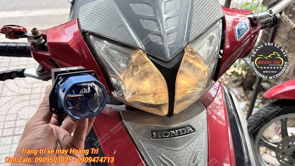 Độ đèn bi cầu cho xe Future