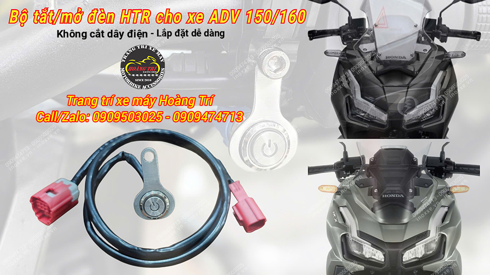 Bộ tắt/mở đèn xe ADV 150/160 không cắt dây điện