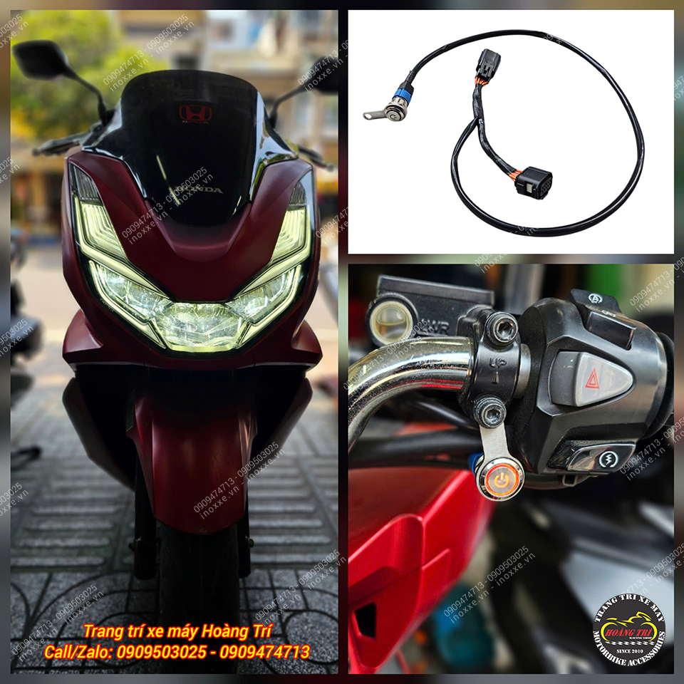 Lắp công tắc tắt mở đèn cho xe PCX 160