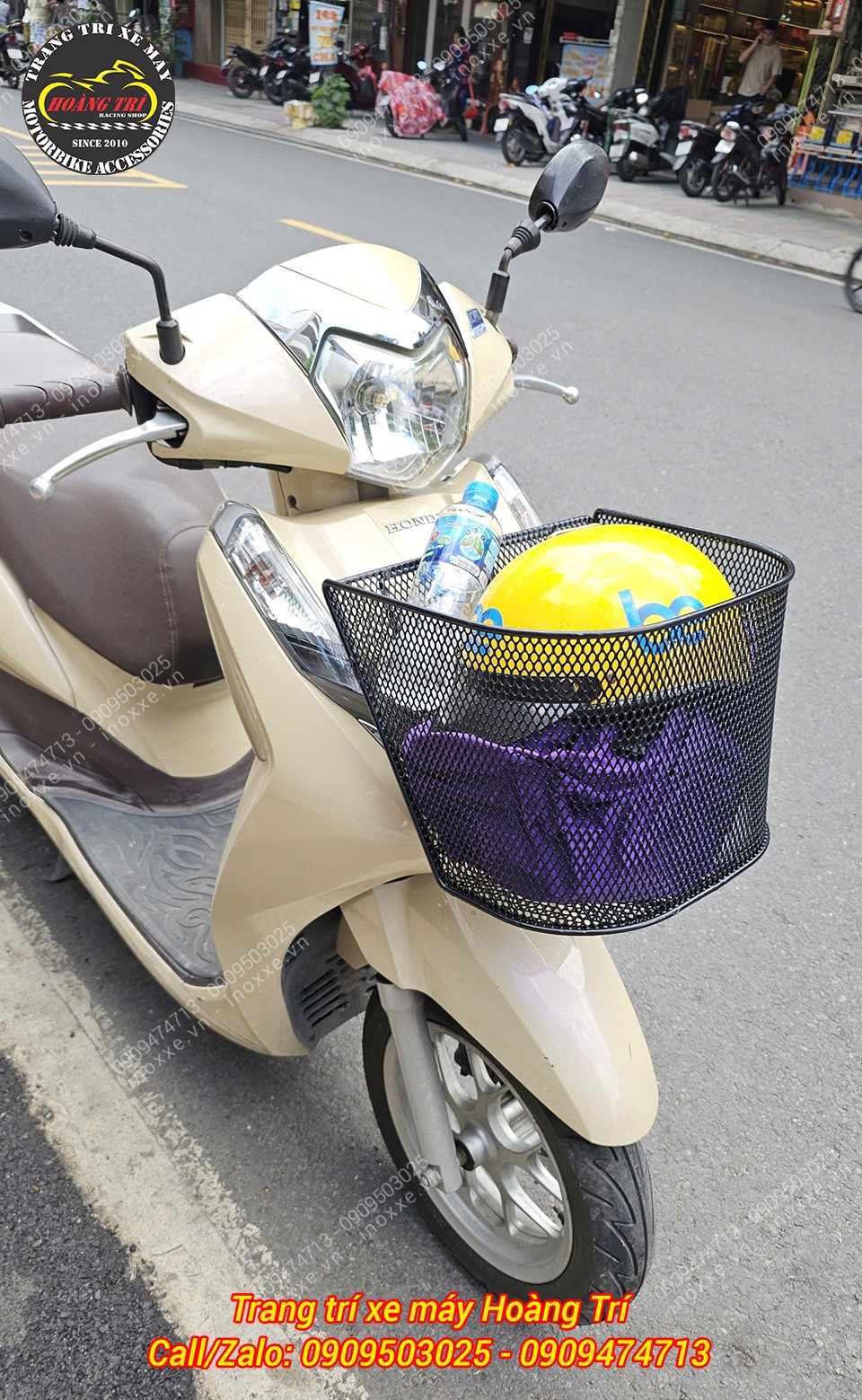 Rổ trước mặt nạ Honda Lead