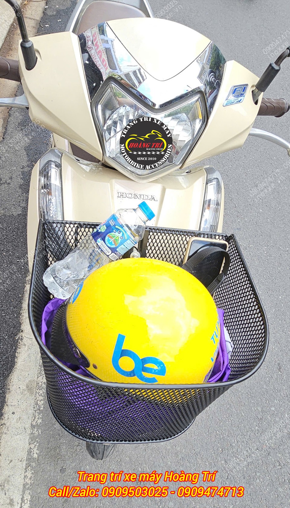 Rổ trước mặt nạ Honda Lead