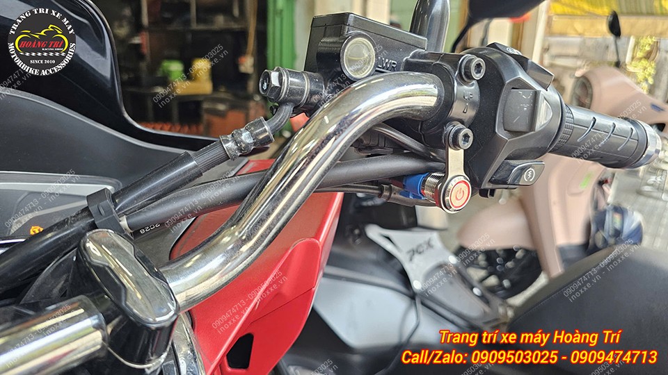 Lắp công tắc tắt mở đèn cho xe PCX 160