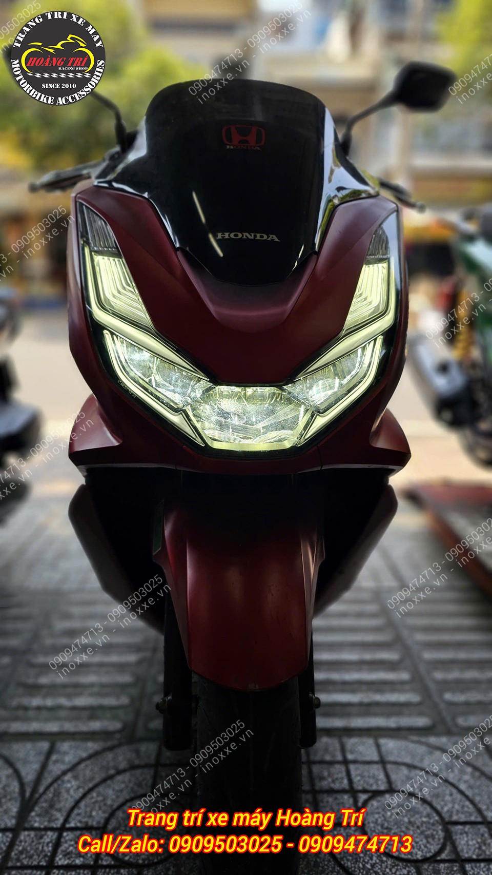 Lắp công tắc tắt mở đèn cho xe PCX 160