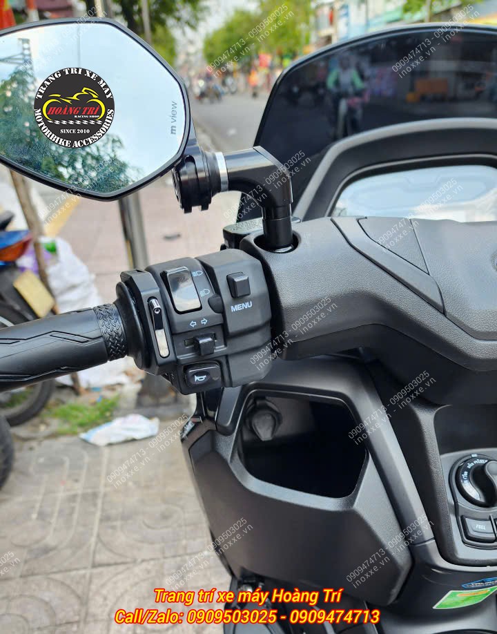 Lắp công tắc tắt mở đèn cho xe Yamaha Nmax