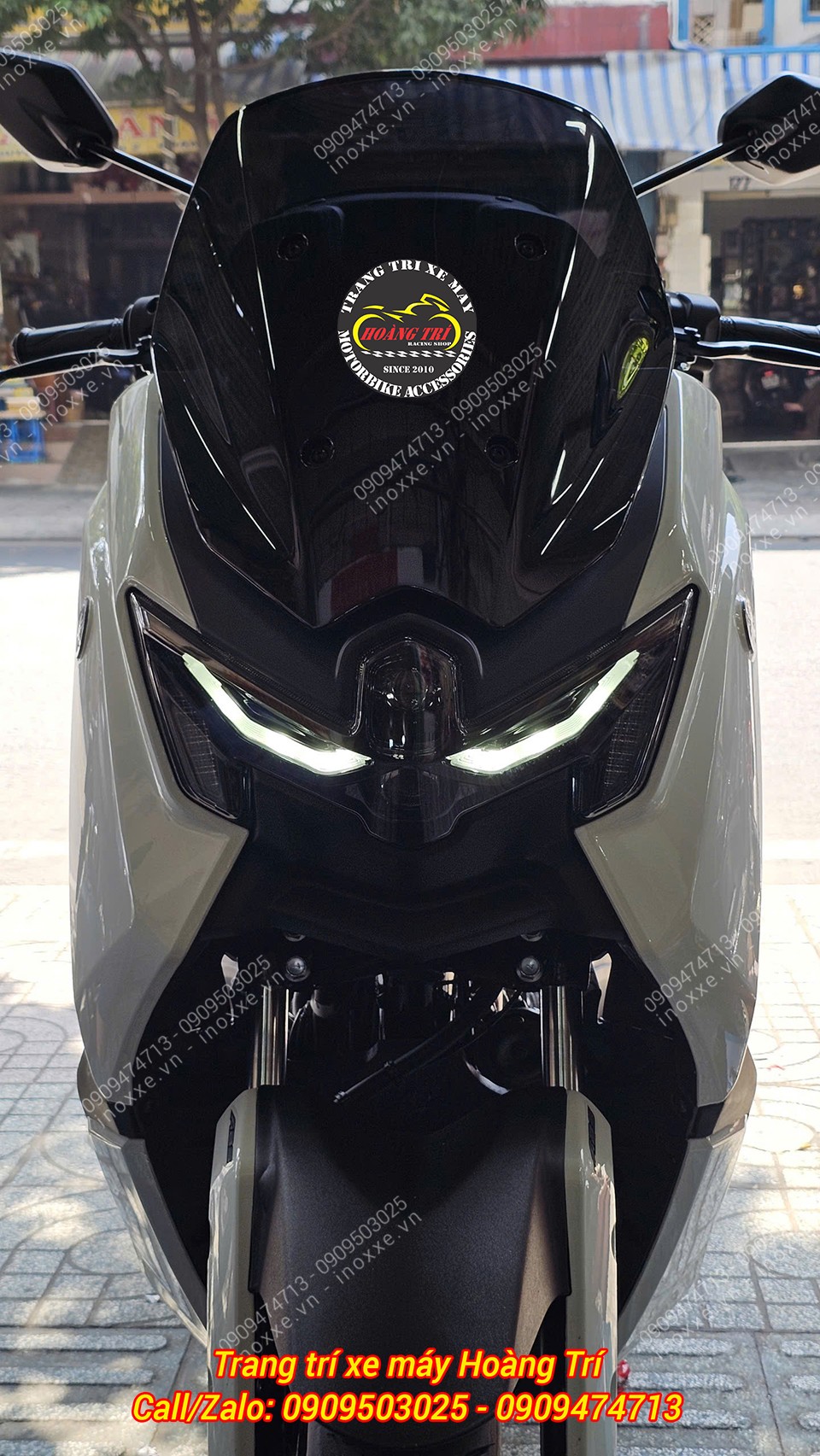 Lắp công tắc tắt mở đèn cho xe Yamaha Nmax