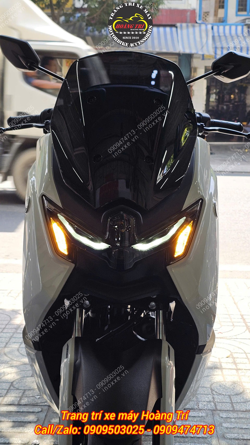 Lắp công tắc tắt mở đèn cho xe Yamaha Nmax