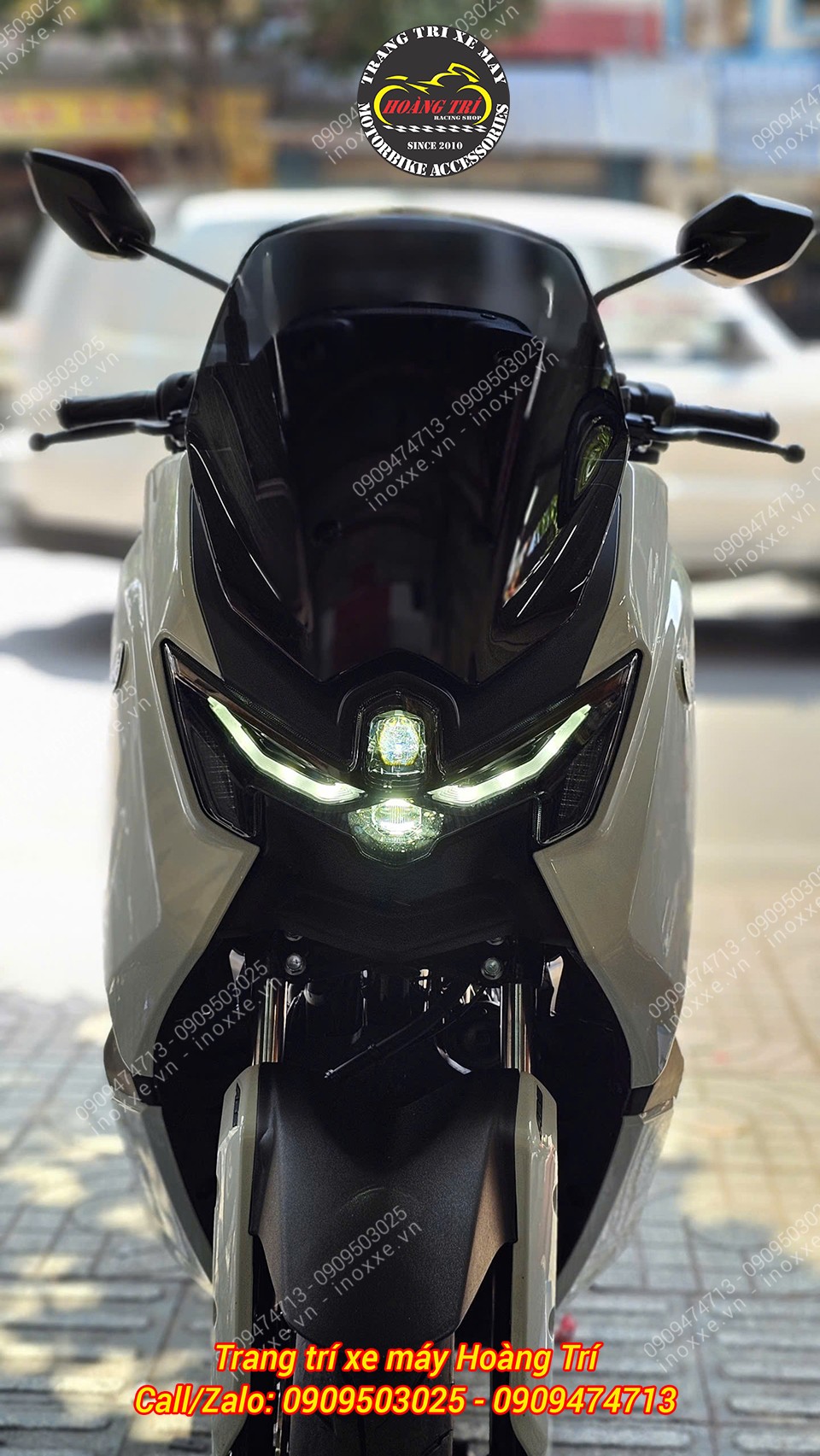 Lắp công tắc tắt mở đèn cho xe Yamaha Nmax