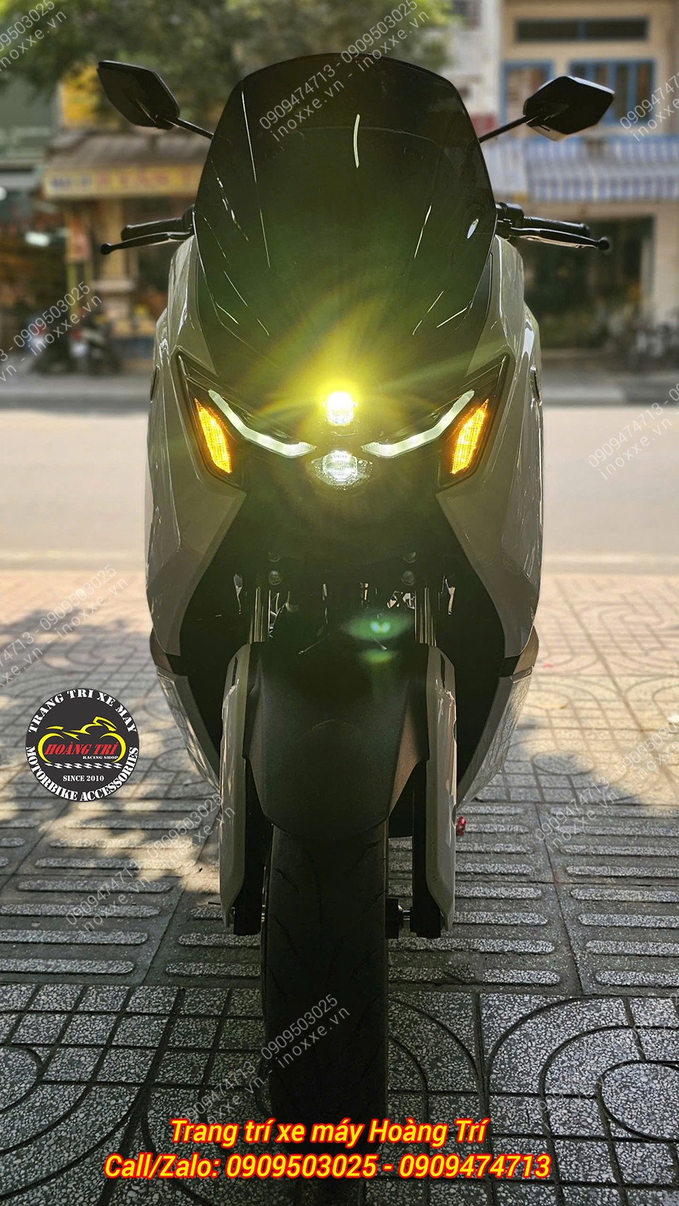 Lắp công tắc tắt mở đèn cho xe Yamaha Nmax