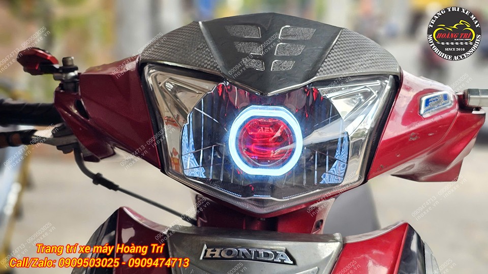 Độ đèn bi cầu cho xe Future