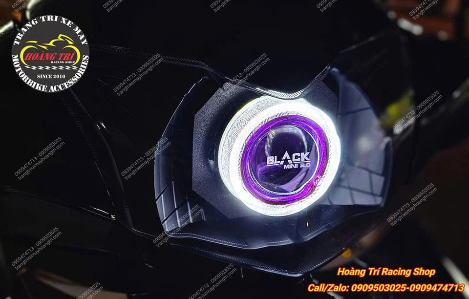 Độ đèn bi cầu cho xe Future