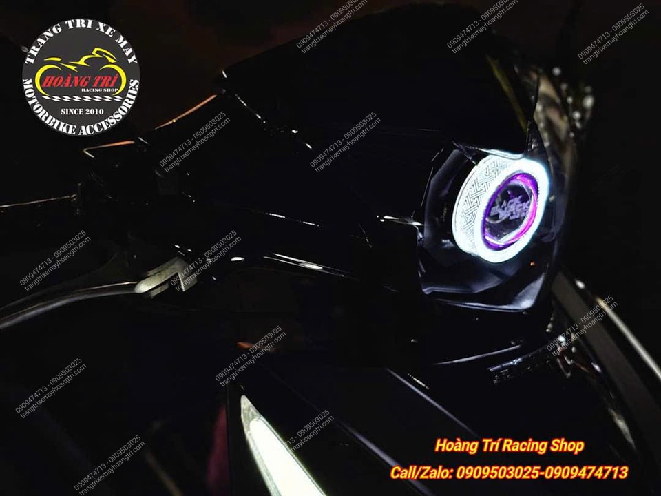 Độ đèn bi cầu cho xe Future