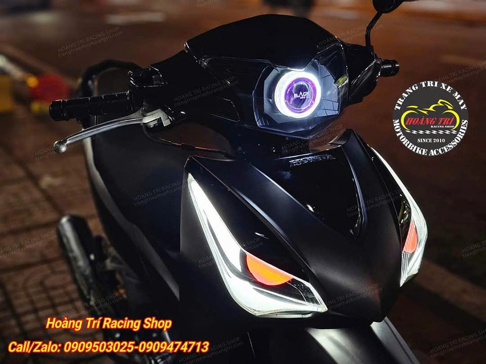 Độ đèn bi cầu cho xe Future