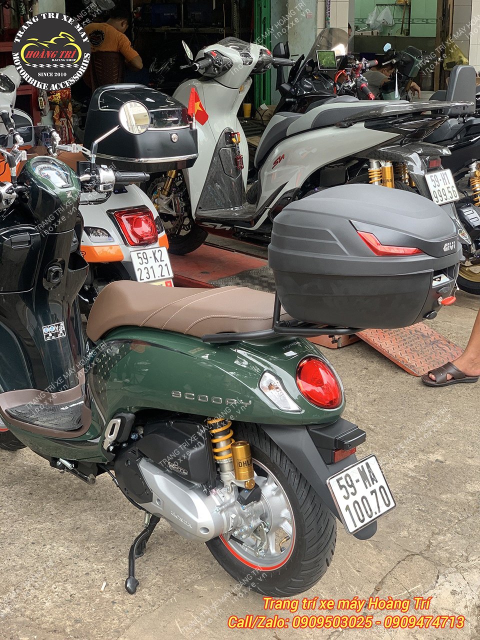 Baga sau Scoopy / Genio kiểu Vespa