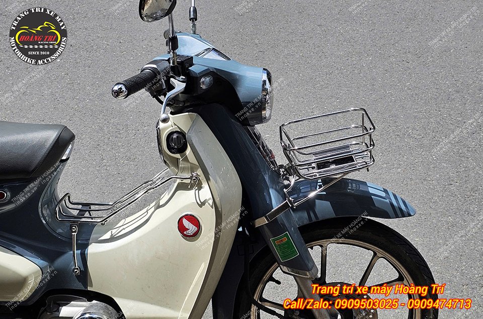 Rổ trước Super Cub 125 kiểu Thái Lan có baga mũi