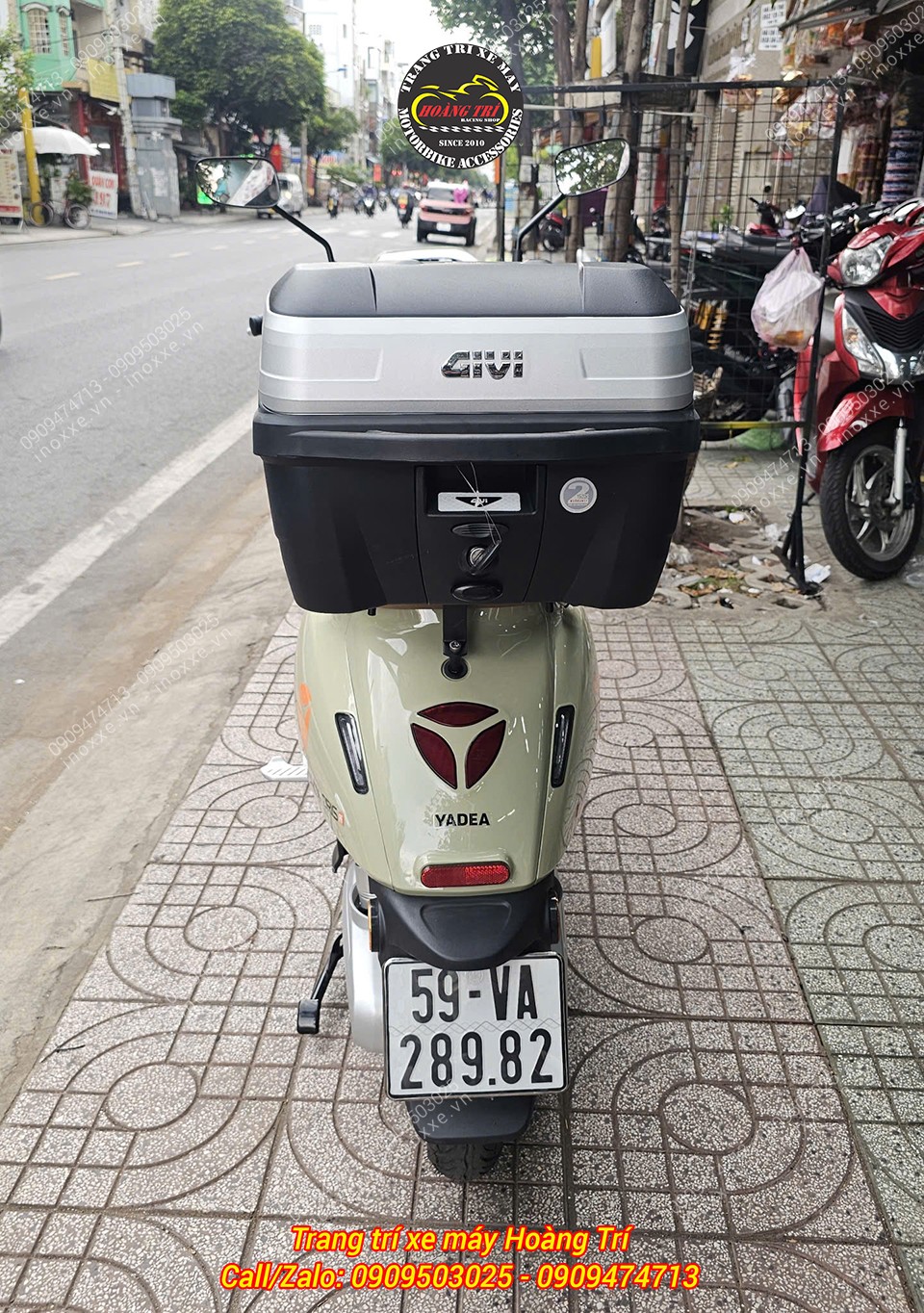 Baga sau nối dài Vinfast Klara, Yadea