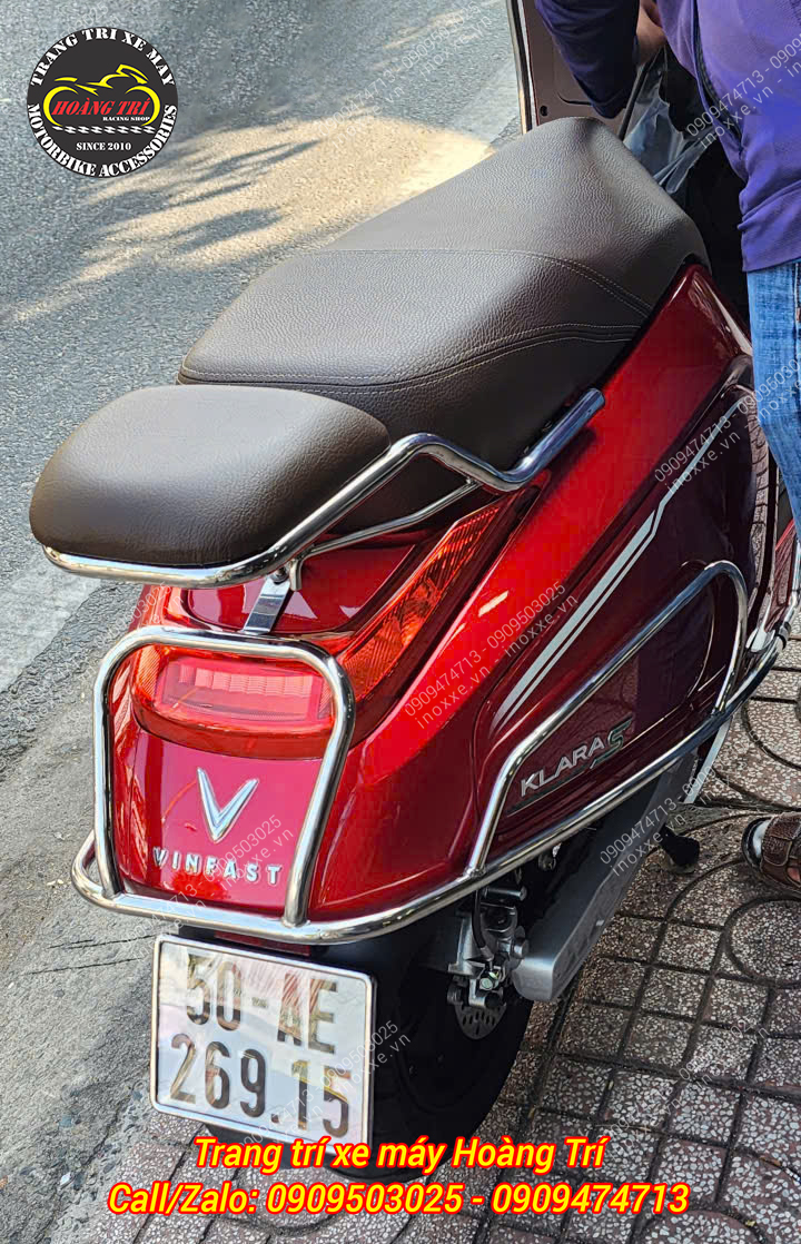 Baga sau nối dài Vinfast Klara, Yadea