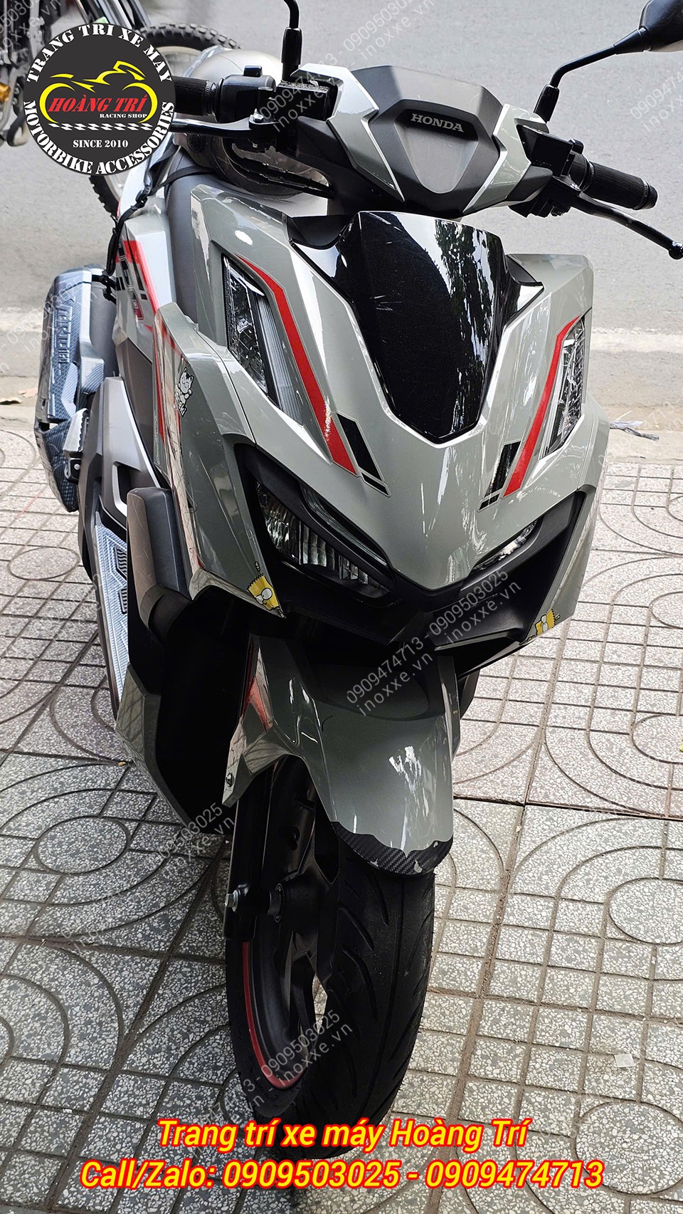 Kính chắn gió ADV Zhi.Pat độ cho xe Vario 160