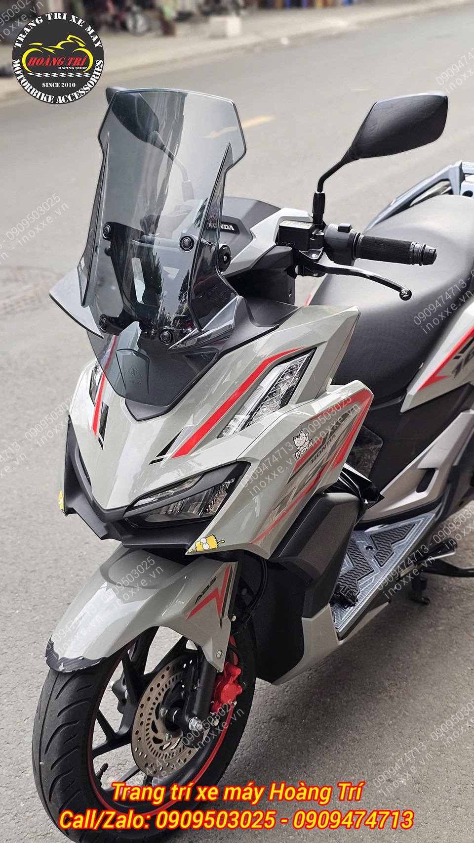 Kính chắn gió ADV Zhi.Pat độ cho xe Vario 160