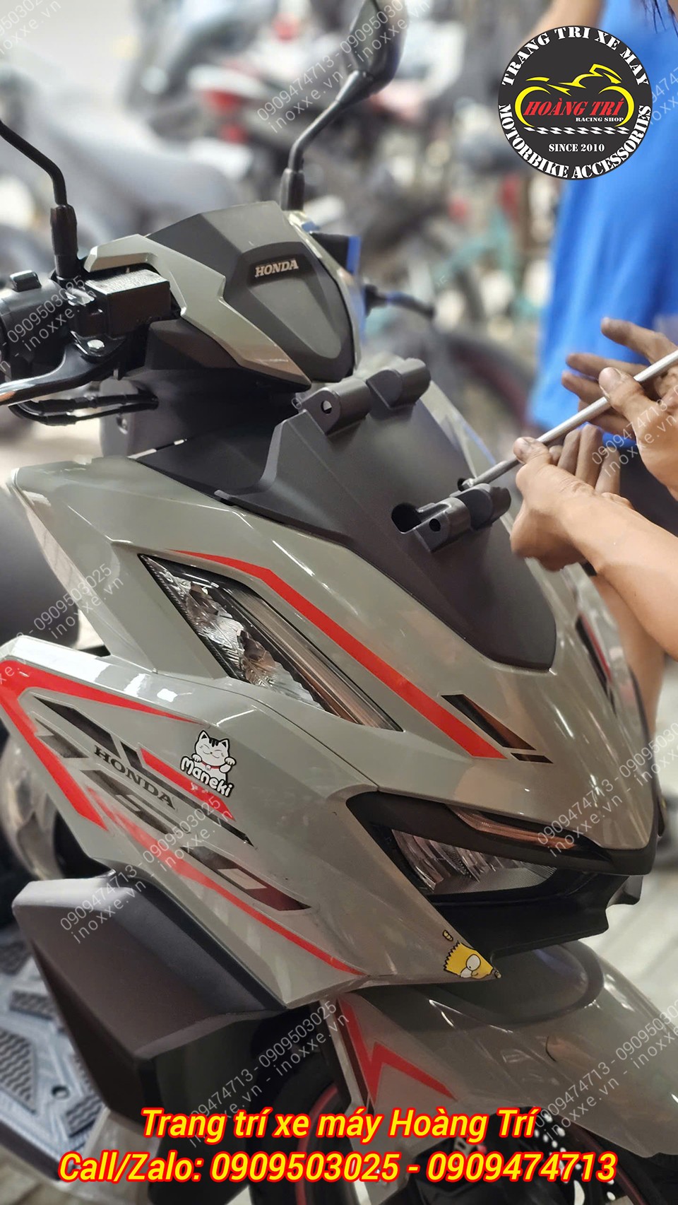 Kính chắn gió ADV Zhi.Pat độ cho xe Vario 160