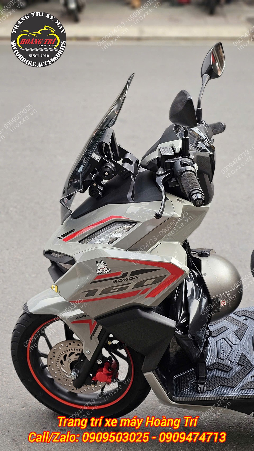 Kính chắn gió ADV Zhi.Pat độ cho xe Vario 160