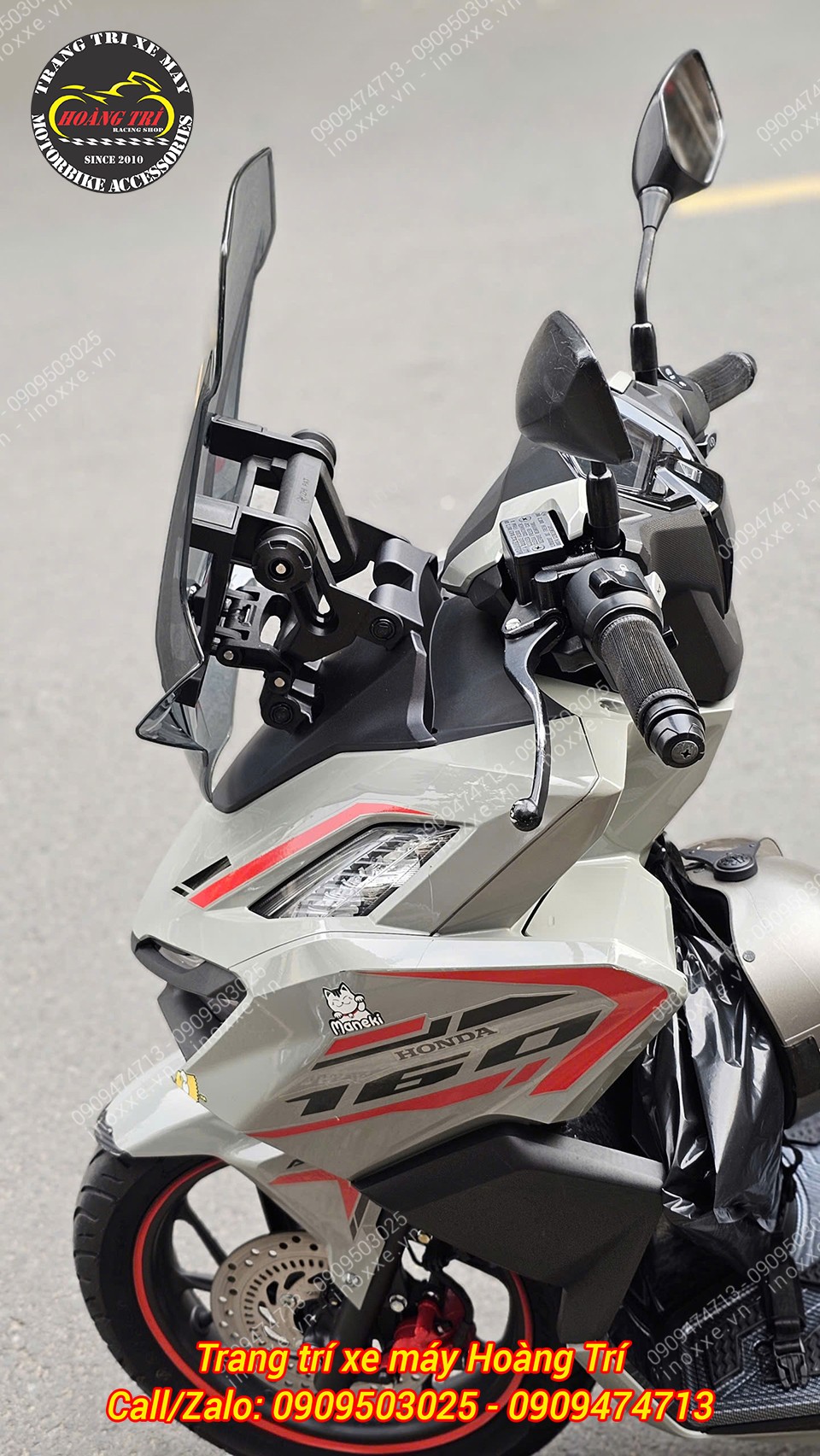 Kính chắn gió ADV Zhi.Pat độ cho xe Vario 160