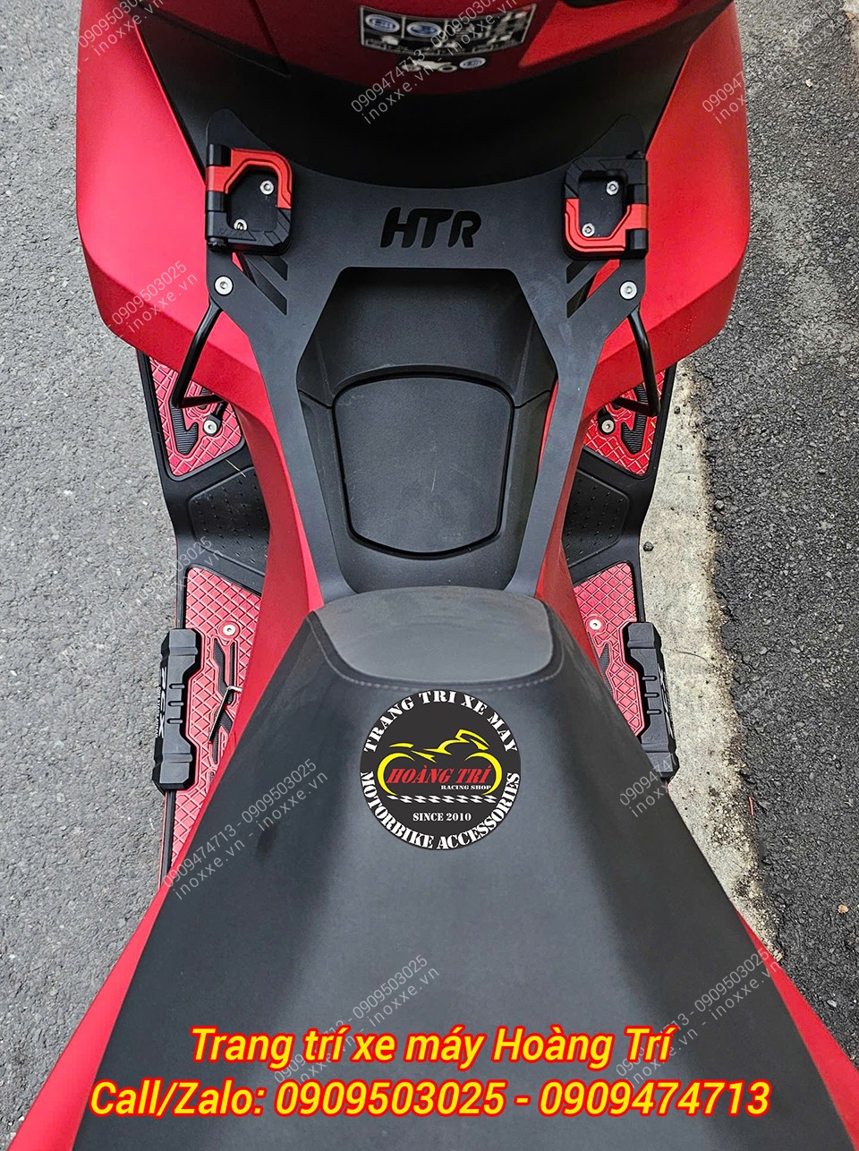 Thảm để chân ADV 160 nhôm CNC - Thảm Semspeed