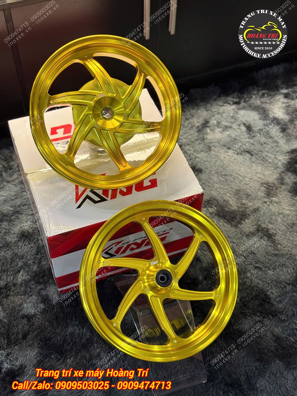 Mâm 5 cây Kingspeed  nhôm đúc CNC dành cho Lead