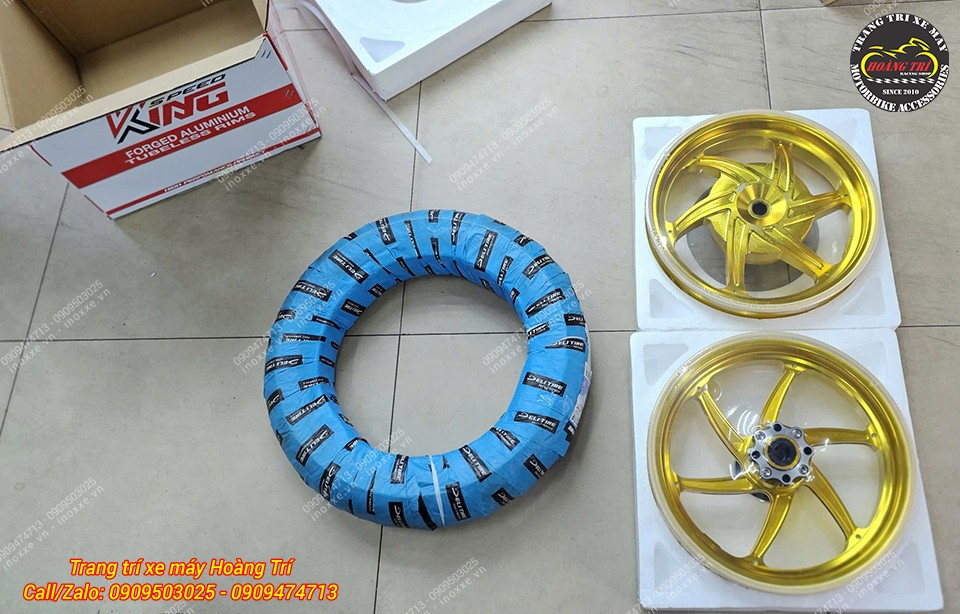 Mâm 5 cây Kingspeed  nhôm đúc CNC dành cho Lead