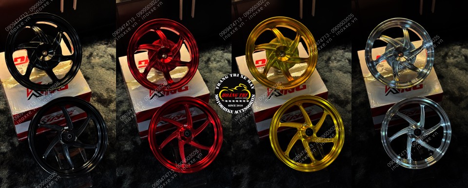 Mâm 5 cây Kingspeed  nhôm đúc CNC dành cho Lead