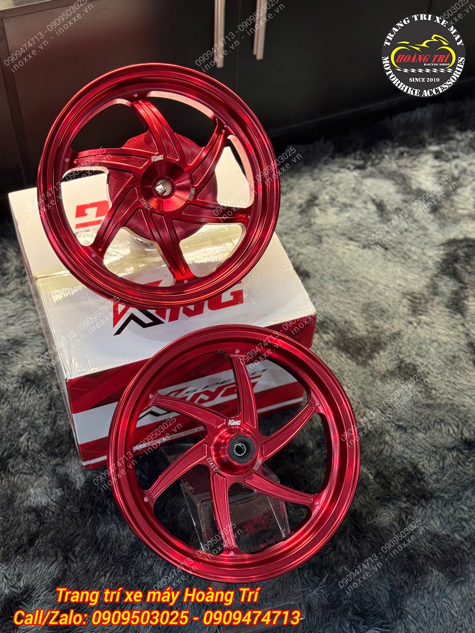 Mâm 5 cây Kingspeed  nhôm đúc CNC dành cho Lead
