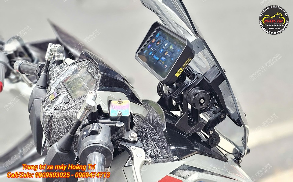 Màn hình Android 6 inch Motocycle T50M23 camera hành trình, dẫn đường, GPS, Sim 4G