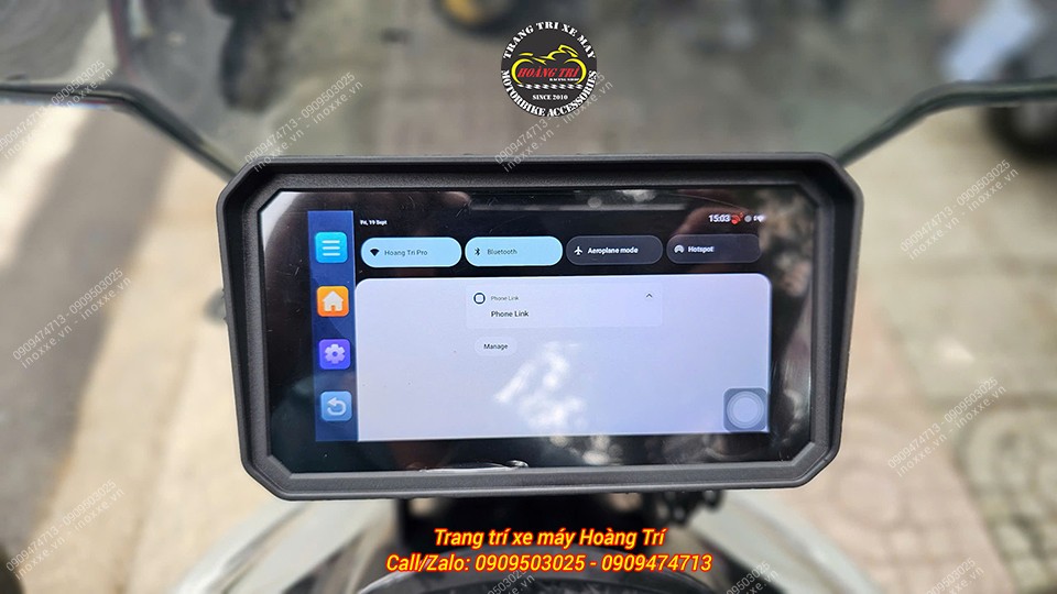 Màn hình Android 6 inch Motocycle T50M23 camera hành trình, dẫn đường, GPS, Sim 4G