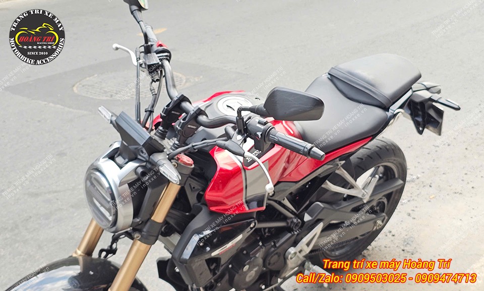 Cùm nâng tay lái nhôm Motowolf chính hãng (22mm/28mm)