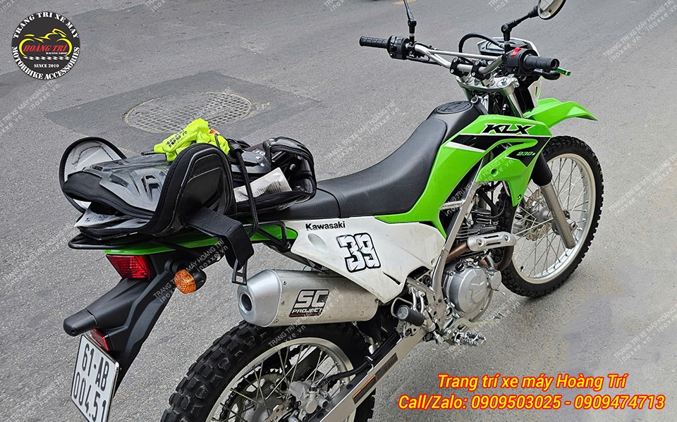 Cùm nâng tay lái nhôm Motowolf chính hãng (22mm/28mm)