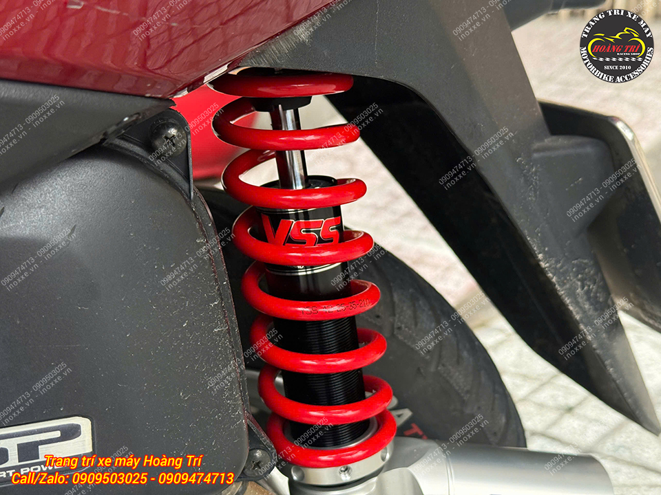 Phuộc YSS bình dầu dưới K-Euro lắp chuẩn cho xe Lead