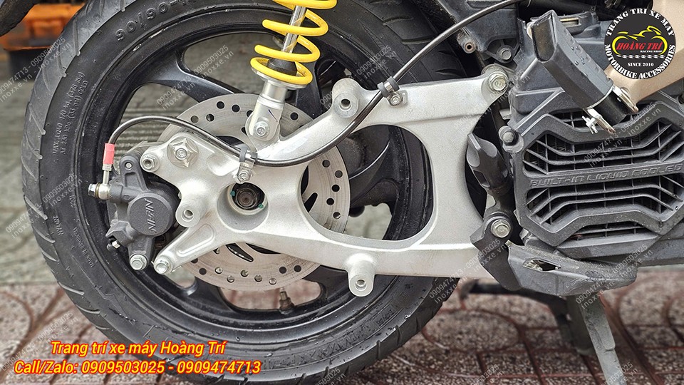 Độ phanh đĩa sau Airblade 110 sử dụng gấp PCX 160