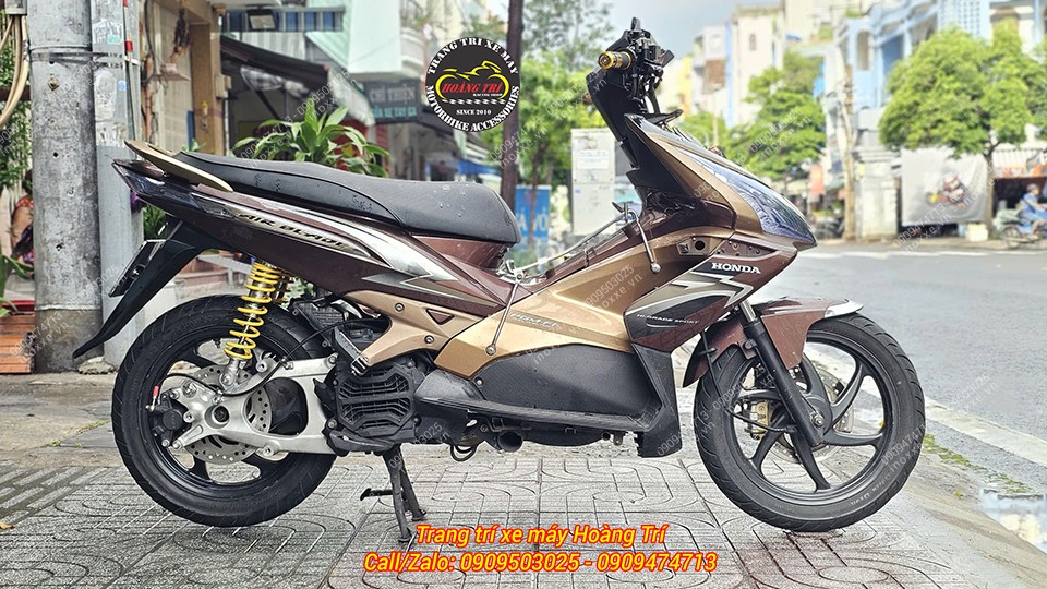 Độ phanh đĩa sau Airblade 110 sử dụng gấp PCX 160