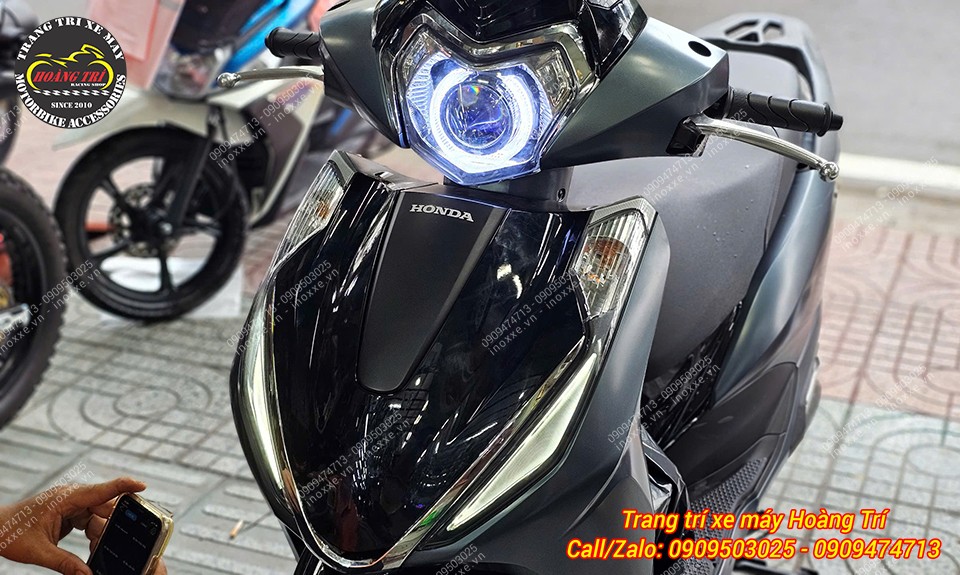 Cụm đèn pha bi cầu MTS-T500 dành cho Lead 2018-2025
