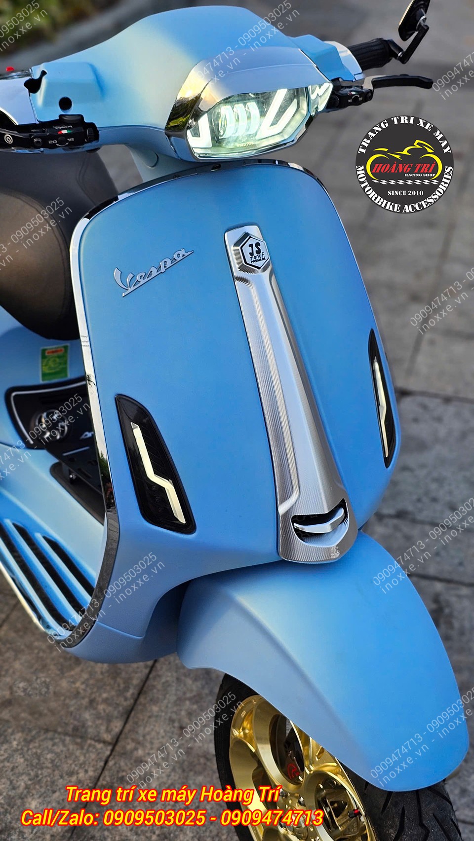 Cavat Vespa Sprint kiểu JS nhôm CNC