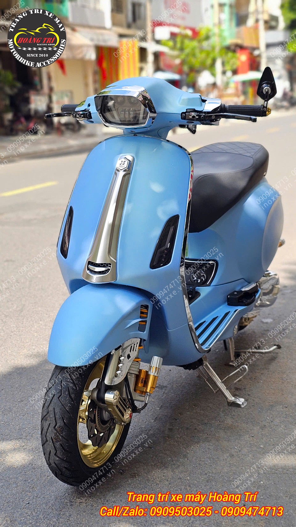 Cavat Vespa Sprint kiểu JS nhôm CNC