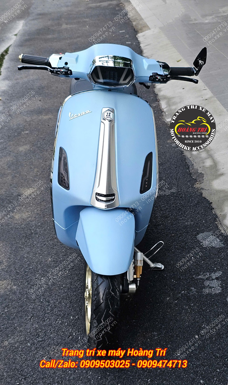 Cavat Vespa Sprint kiểu JS nhôm CNC