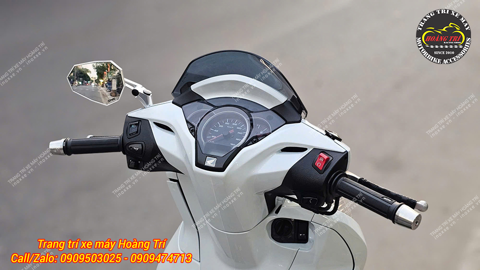Kính hậu kiểu H2C V5 nhôm CNC