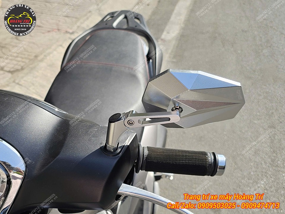 Kính hậu kiểu H2C V5 nhôm CNC