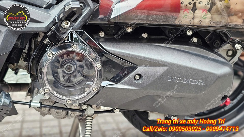 Ốp lốc nồi trong suốt Airblade 125/160 2022-2025 - Maxspeed
